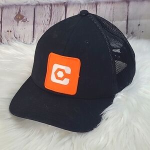 Procore Construction Mesh 5-Panel Trucker Adjustable Snapback Hat Cap Black